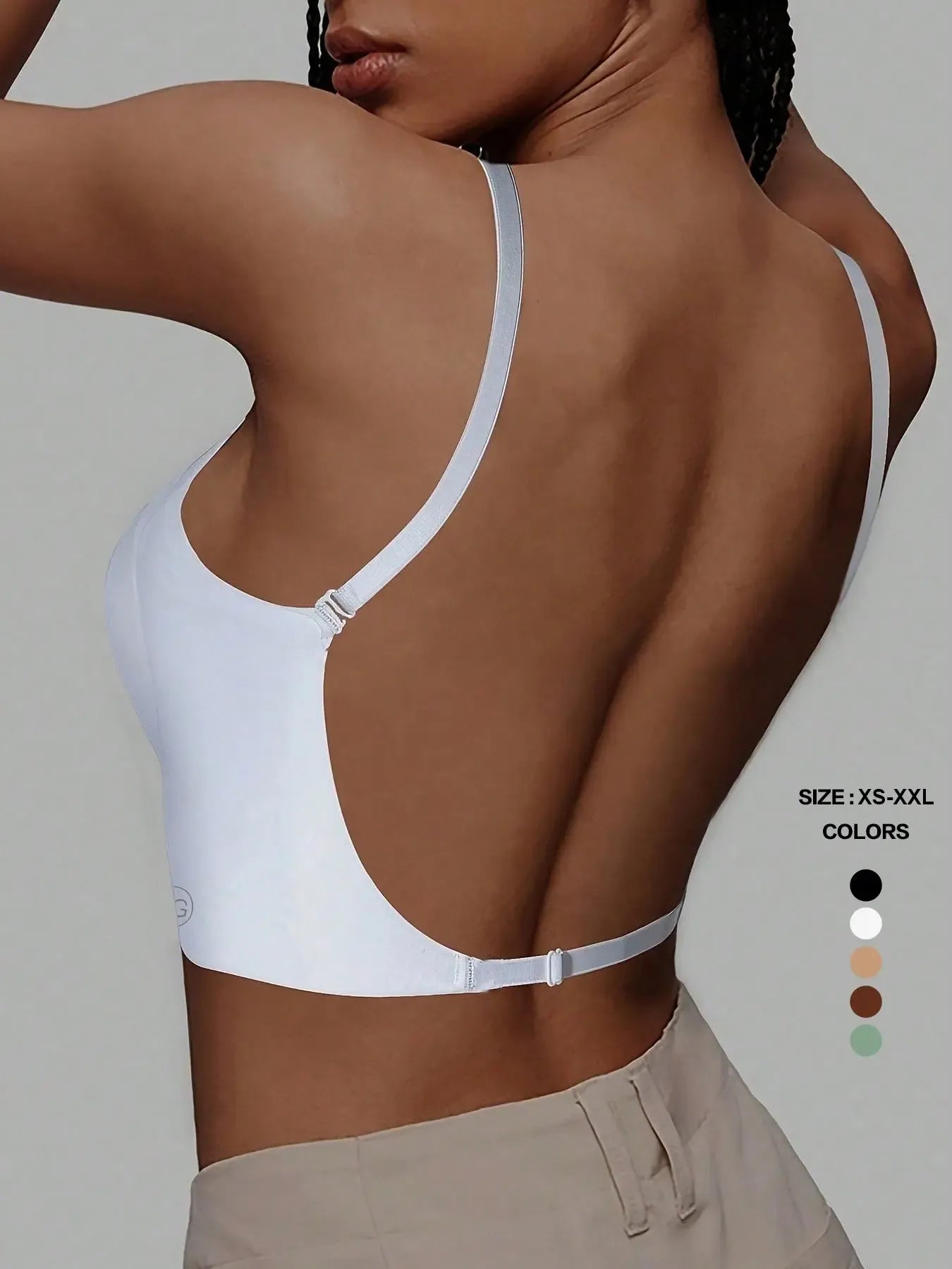 Seamless Backless Convertible Wireless Push-Up Bra – Moveviafit