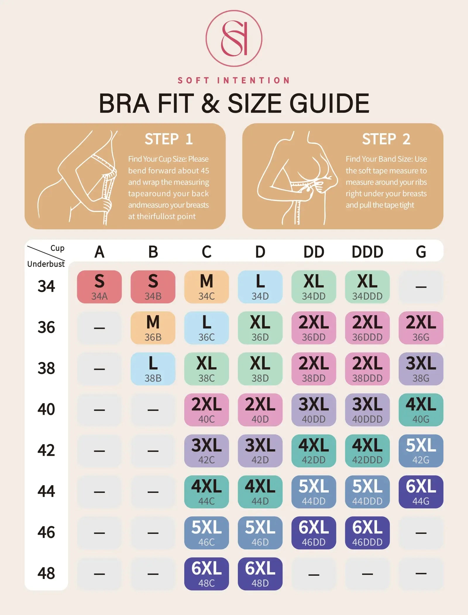 Soft Intention Plus Size Back Fat Smoothing Jelly Bra 7 Row Hooks,  Seamless,Everyday,Push Up