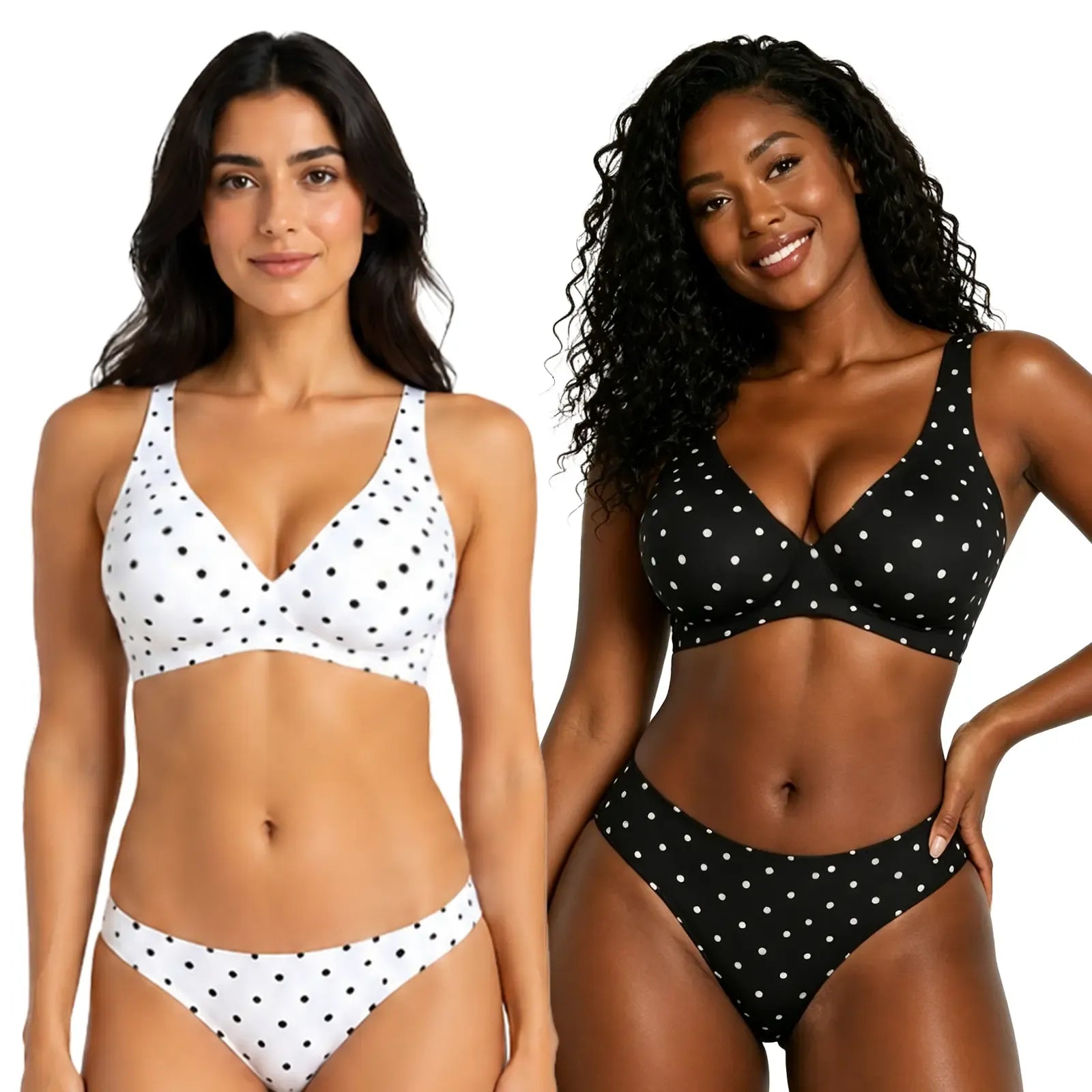 VRCOMFY Jelly Wireless Womens Comfortable Wireless Bras Push Up Bralettes Seamless Tshirts Bras Deep V Everyday Bras