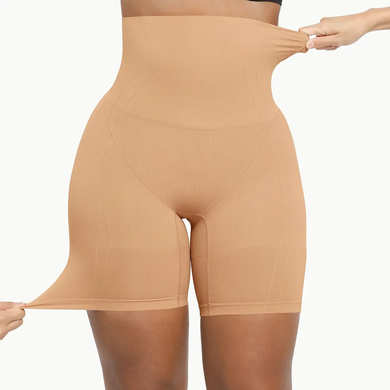 Shapellx Shapewear Sculpting Shorts for Women Seamless High Waisted Body Tummy Control Shaper Thigh Slimming Underwear