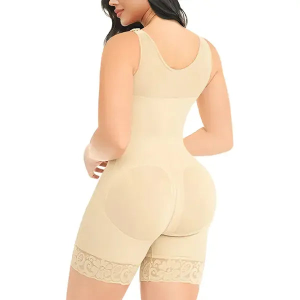 YIANNA Fajas Colombianas Shapewear for Women Tummy Control Full Shapewear Butt Lifter with Hooks Closure