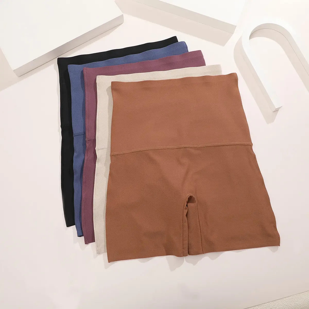 FINETOO Women’s High Waisted Boyshort Underwear Full Coverage Smooth & Seamless-Look Panties 4 Packs Breathable Womenswear springtok