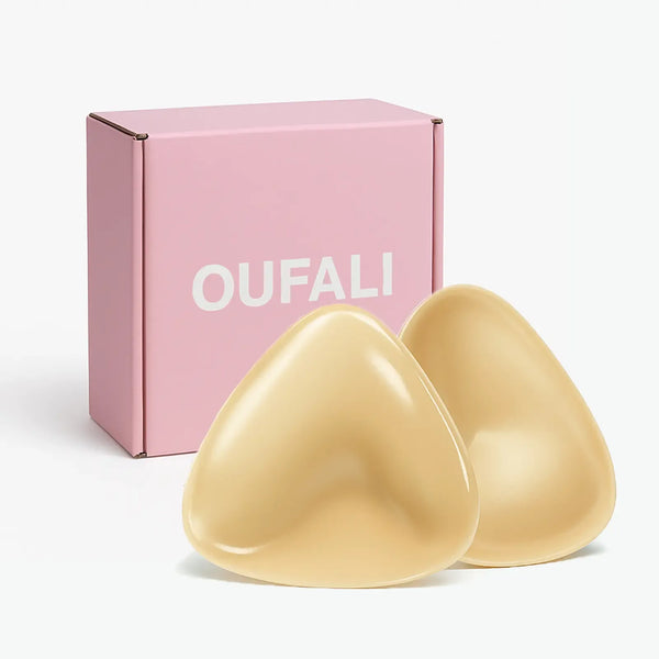 OUFALI Push Up Sticky Inserts Double-Sided Adhesive Ultra Boost Padding Inserts for Bikini Swimsuit Sports Strapless Bra