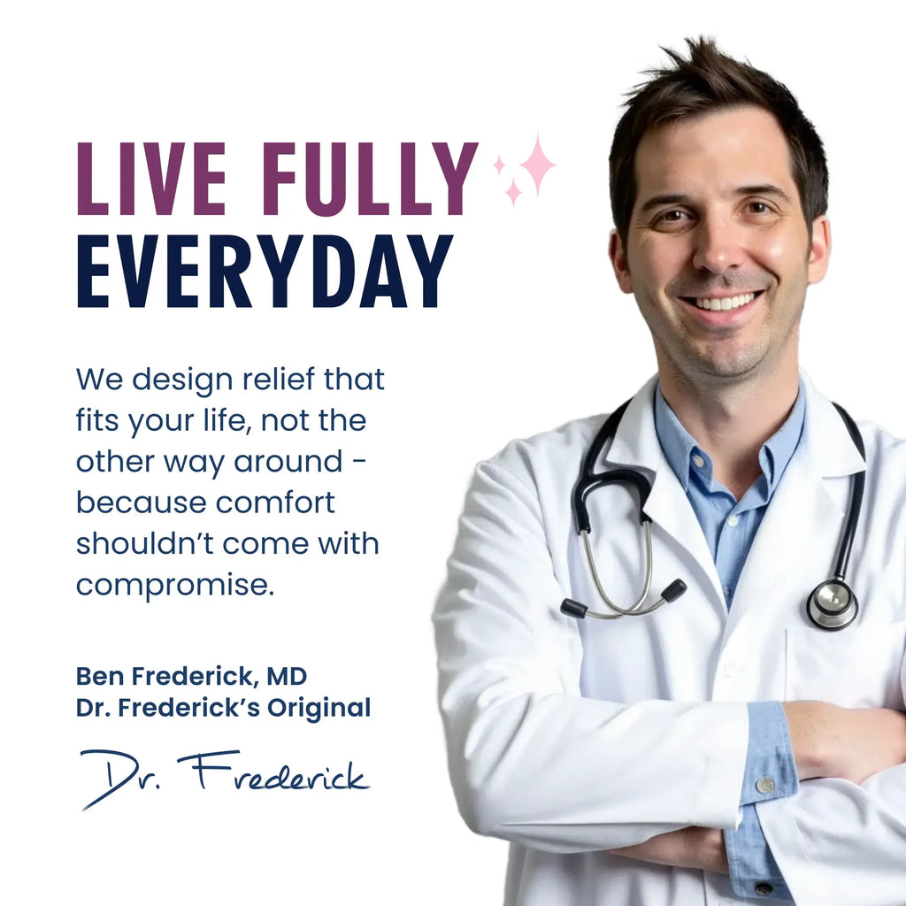 Dr. Frederick's Fuzzy Moisturizing Heel Socks - Soften Dry Cracked Heels Overnight