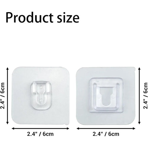 5/10/15 pairs Wall Hooks Hanger Double Sided Adhesive Suction Cup Sucker Kitchen Bathroom Wall Storage Holder Organizer