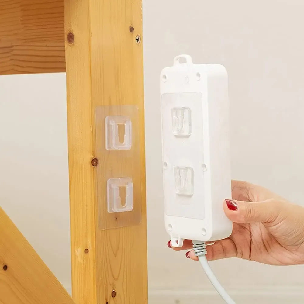 5/10/15 pairs Wall Hooks Hanger Double Sided Adhesive Suction Cup Sucker Kitchen Bathroom Wall Storage Holder Organizer