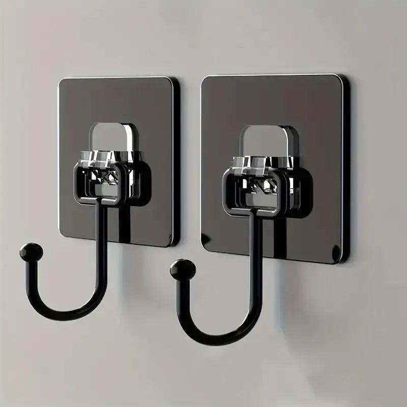Wall Hooks, Self Adhesive Multi-Purpose Hooks for Clothes Hats Towels Keys, Waterproof Coat Hangers, Bathroom Kitchen Home Use, Bathroom Organizing Accessories, Storage Hook