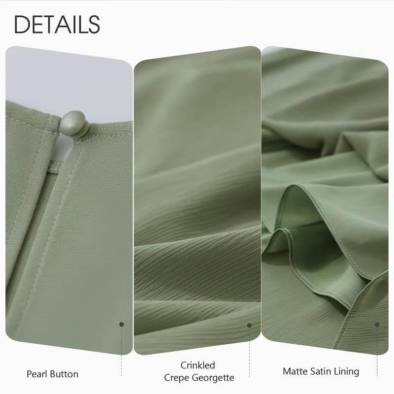 Amii Women's Dress 2026 Summer New Round Neck Chiffon Patchwork Midi Dress Office Casual Short Sleeve Woman Clothing 12622073