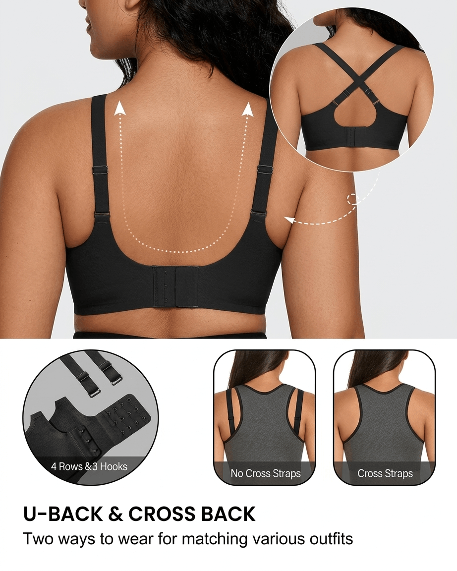 【2026 New】Jelly Strip Support Wireless Bra — Seamless Lift & Cloud-Like Comfort for All-Day Wear