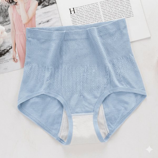[8-Pack Value Deal] Women’s High Waisted Tummy Control Panties – Seamless Hip Lifting Shapewear with Wormwood Antibacterial Crotch