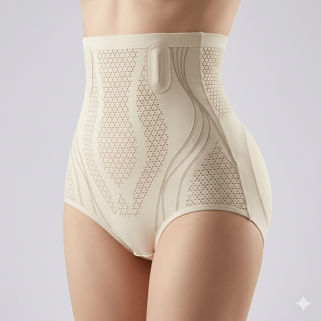 [Buy 1 Get 2 Free] 3-Pack Ice Silk Ion Fiber Repair Shaping Shorts - Tummy Control & Hip Lifting Seamless Underwear for Women